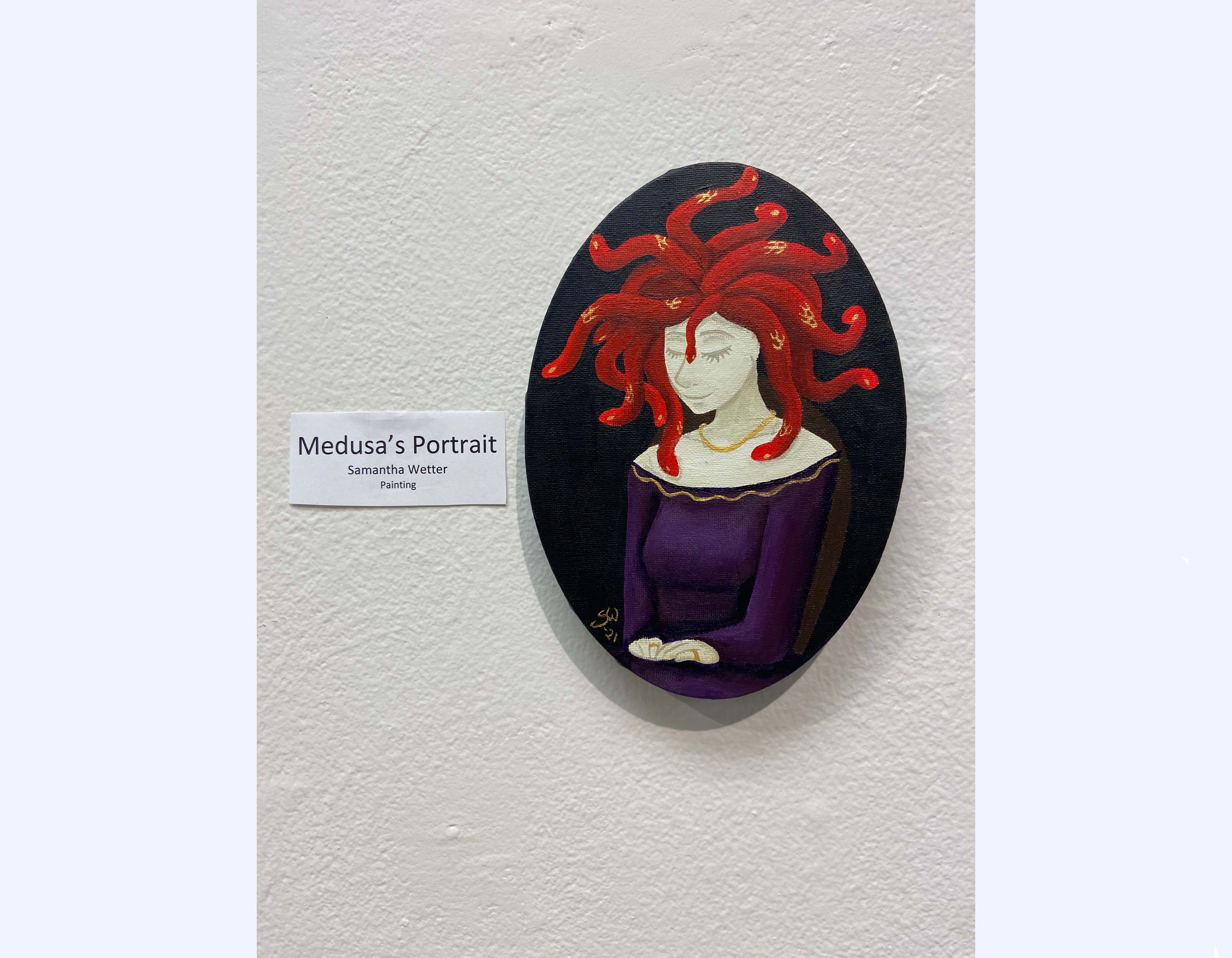 Medusa Portrait painting